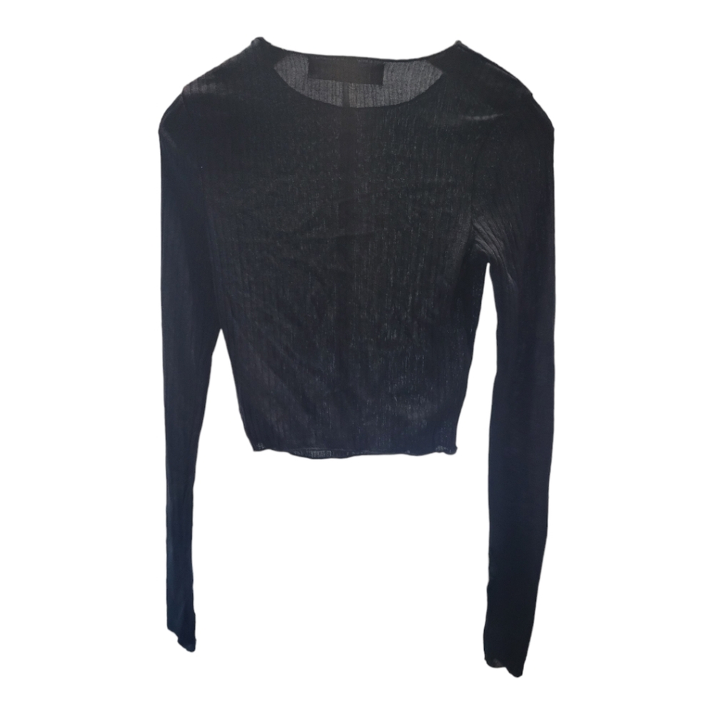 PROJECT SOCIAL URBAN OUTFITTERS Black Top Long Sleeve Size XS
